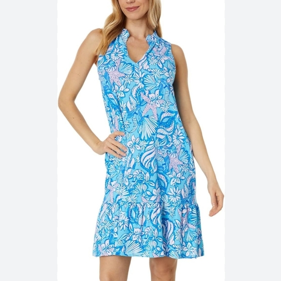 Lilly Pulitzer Other - Lilly Pulitzer Size S Malone NWT Dress Amalfi Blue Sound The Sirens